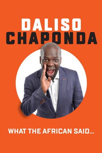 Poster for Daliso Chaponda: What The African Said...