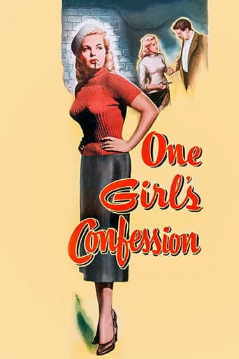 Poster for One Girl's Confession