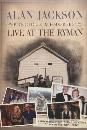 Poster for Alan Jackson - Precious Memories: Live at the Ryman