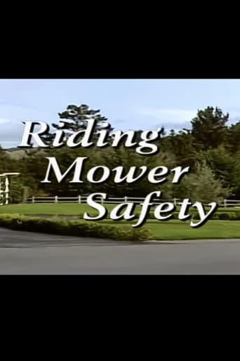 Poster for Riding Mower Safety