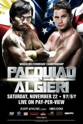 Poster for Manny Pacquiao vs. Chris Algieri
