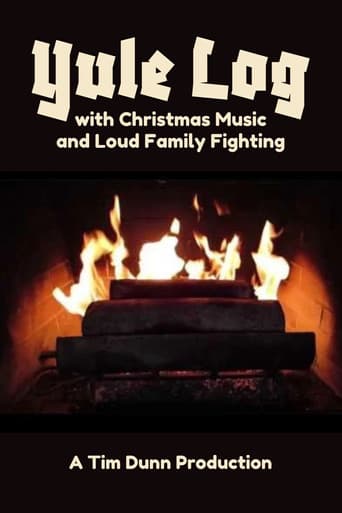 Poster for Yule Log with Christmas Music and Loud Family Fighting