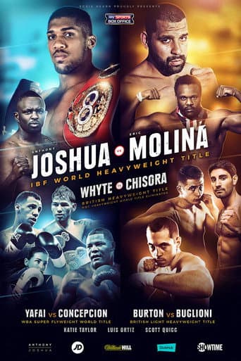 Poster for Anthony Joshua vs. Eric Molina