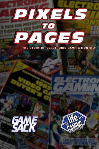 Poster for Pixels to Pages - The Story of Electronic Gaming Monthly