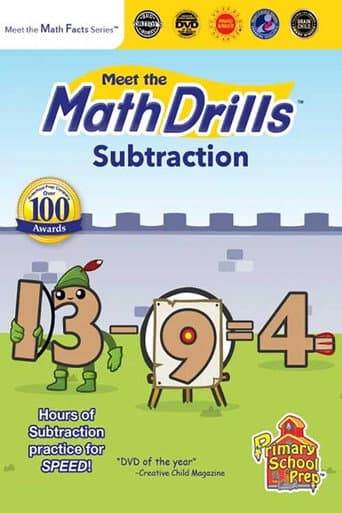 Poster for Meet the Math Drills - Subtraction