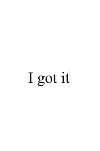 Poster for I got it