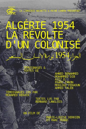 Poster for Algeria 1954, The Revolt Of A Colonized