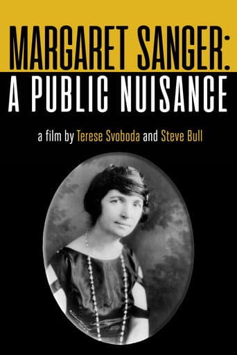 Poster for Margaret Sanger: A Public Nuisance
