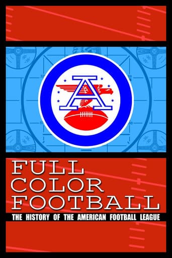 Poster for Full Color Football: The History of the American Football League