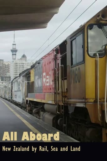 Poster for All Aboard! New Zealand by Rail, Sea and Land