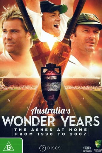 Poster for Australia's Wonder Years The Ashes At Home from 1990 to 2007