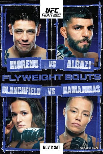 Poster for UFC Fight Night 246: Moreno vs. Albazi