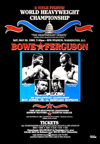 Poster for Riddick Bowe vs. Jesse Ferguson