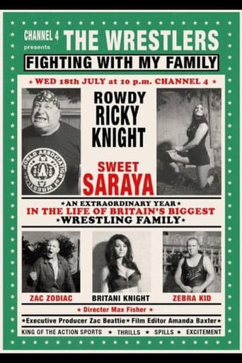 Poster for The Wrestlers: Fighting with My Family