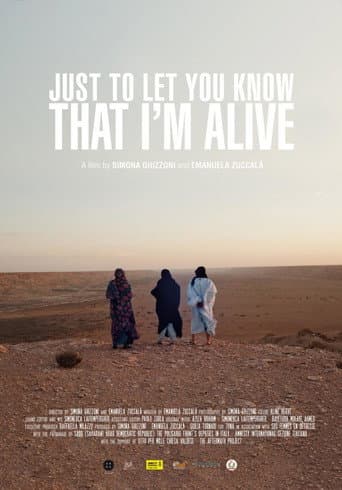Poster for Just to let you know that I'm alive