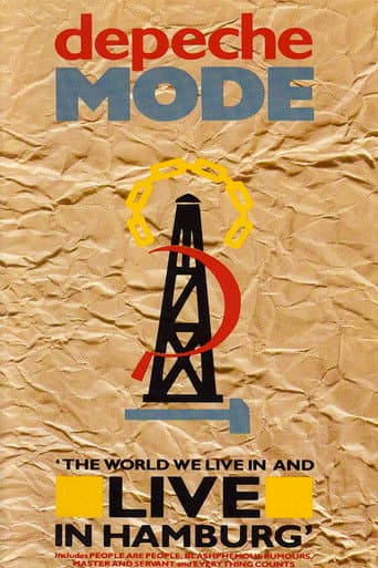Poster for Depeche Mode: The World We Live in and Live in Hamburg