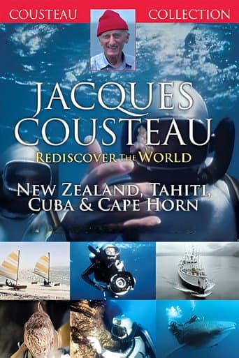 Poster for Jacques Cousteau: Rediscover the World | New Zealand, Tahiti, Cuba, & Cape Horn