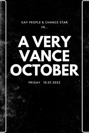 Poster for A Very Vance October