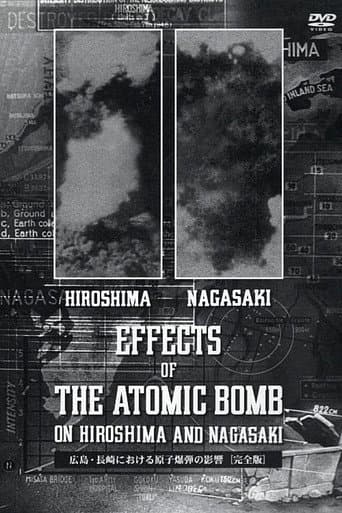 Poster for Effects of the Atomic Bomb on Hiroshima and Nagasaki