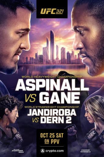Poster for UFC 321: Aspinall vs. Gane