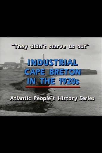 Poster for "They Didn't Starve Us Out": Industrial Cape Breton in the 1920s