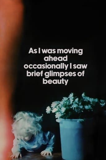 Poster for As I Was Moving Ahead, Occasionally I Saw Brief Glimpses of Beauty