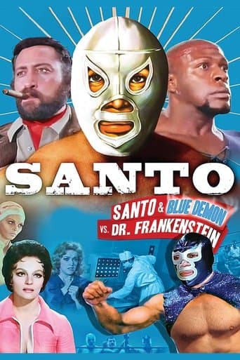 Poster for Santo and Blue Demon vs. Dr. Frankenstein
