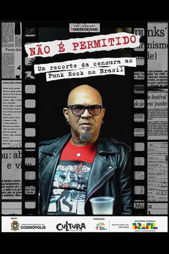 Poster for Não é Permitido: um recorte da censura ao Punk Rock no Brasil