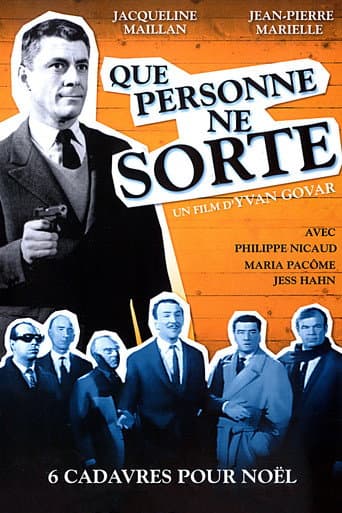 Poster for Que personne ne sorte