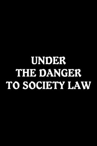 Poster for Under the Danger to Society Law