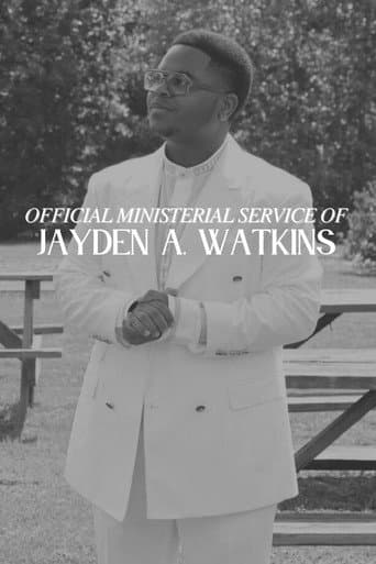 Poster for Official Ministerial Service of Jayden A. Watkins
