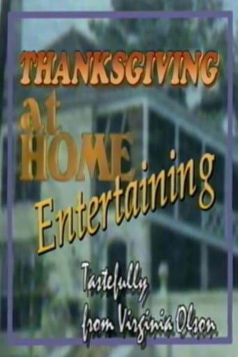 Poster for Thanksgiving at Home: Entertaining Tastefully from Virginia Olson