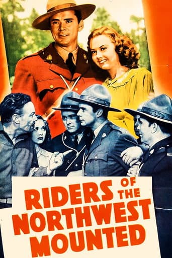 Poster for Riders of the Northwest Mounted