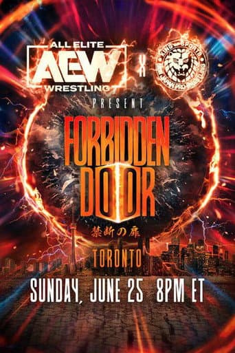 Poster for AEW x NJPW Present Forbidden Door 2023